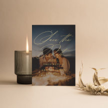 Moderne Minimalistische Calligrafie Foto Save The 