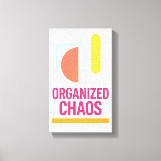 Moderne minimalistische canvas muurkunst - Home De Afdruk (Voorkant)