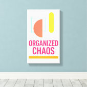 Moderne minimalistische canvas muurkunst - Home De Afdruk (Insitu (Houten vloer))