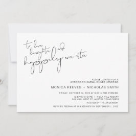 Moderne Minimalistische Casual repetitie van het M Kaart