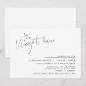 Moderne Minimalistische Casual repetitie van het M Kaart (Voorkant / Achterkant)