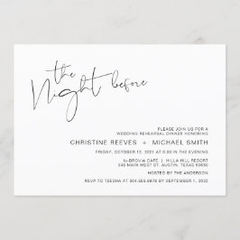 Moderne Minimalistische Casual repetitie van het M Kaart