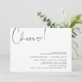 Moderne Minimalistische Casual repetitie van het M Kaart (Staand voorkant)