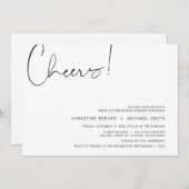 Moderne Minimalistische Casual repetitie van het M Kaart (Voorkant / Achterkant)