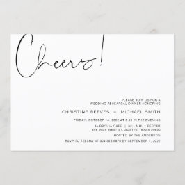 Moderne Minimalistische Casual repetitie van het M Kaart