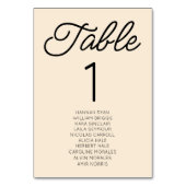 Moderne minimalistische champagne bruiloft kaart (Voorkant)