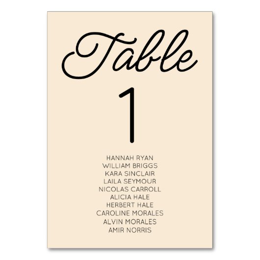 Moderne minimalistische champagne bruiloft kaart (Voorkant)