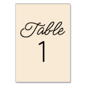 Moderne minimalistische champagne bruiloft kaart (Achterkant)