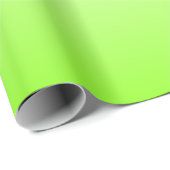 Moderne Minimalistische Chartreuse naar Witte Ombr Cadeaupapier (Rol Hoek)