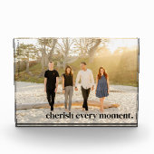 Moderne minimalistische Cherish Memory Custom Fotoblokken (Voorkant)