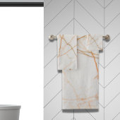 moderne minimalistische chic Scandinavische witte Bad Handdoek