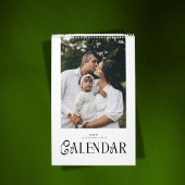 Moderne Minimalistische Chic Typografie Aangepaste Kalender