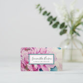 Moderne minimalistische chique elegante landschap visitekaartje (Staand voorkant)