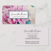 Moderne minimalistische chique elegante landschap visitekaartje (Voorkant / Achterkant)