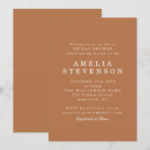 Moderne minimalistische chique Vrijgezellenfeest t Kaart (Voorkant / Achterkant)