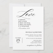 Moderne minimalistische Christelijke Bijbel Verse  Kaart (Voorkant)