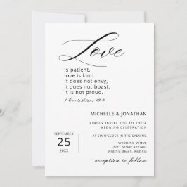 Moderne minimalistische Christelijke Bijbel Verse  Kaart