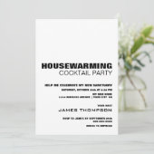 Moderne minimalistische cocktail van huisdieren kaart (Staand voorkant)