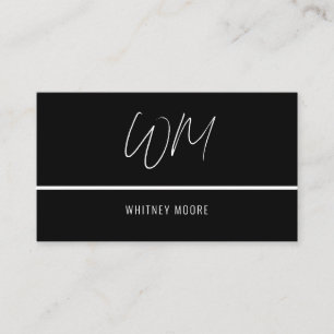 Moderne minimalistische contactkaartje