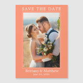 Moderne Minimalistische Coral Magnetic Save the Da (Voorkant)