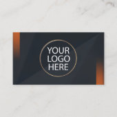 Moderne minimalistische Corporate Logo Professiona Visitekaartje (Voorkant)