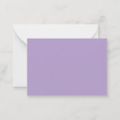 Moderne Minimalistische Cursieve Script Pastel Paa Notitiekaartje (Achterkant)