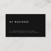 Moderne minimalistische data herinnering business afsprakenkaartje (Voorkant)