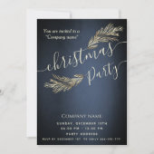 Moderne minimalistische dennenbranche corporate Ch Kaart (Voorkant)