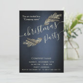 Moderne minimalistische dennenbranche corporate Ch Kaart (Staand voorkant)