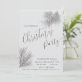 Moderne minimalistische dennenbranche corporate Ch Kaart (Staand voorkant)