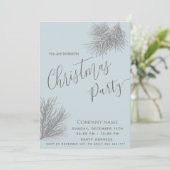 Moderne minimalistische dennenbranche corporate Ch Kaart (Staand voorkant)