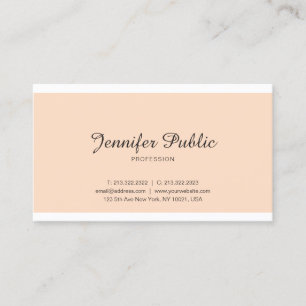 Moderne, minimalistische design met rendabele vorm visitekaartje