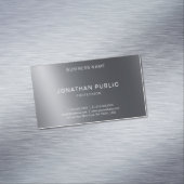 Moderne, minimalistische design professional magnetisch visitekaartje (Voorbeeld)