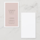 Moderne, minimalistische design professional visitekaartje (Voorkant / Achterkant)