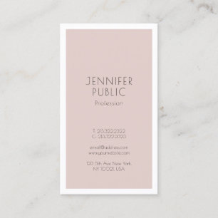 Moderne, minimalistische design professional visitekaartje