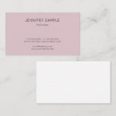 Moderne, minimalistische design professional visitekaartje (Voorkant / Achterkant)