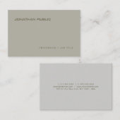 Moderne minimalistische design professionele legan visitekaartje (Voorkant / Achterkant)