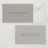 Moderne minimalistische design professionele Sjabl Visitekaartje (Voorkant / Achterkant)