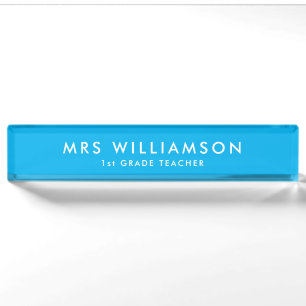 Moderne minimalistische desk name borden voor doce naambordje