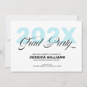 Moderne minimalistische diploma uitreiking kaart (Voorkant)