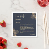 Moderne Minimalistische Donkerblauwe Feiten Bruilo Servet (Insitu)