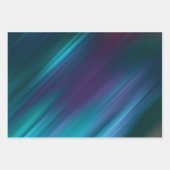 Moderne minimalistische donkere metallic iriserend inpakpapier vel (Voorkant 2)