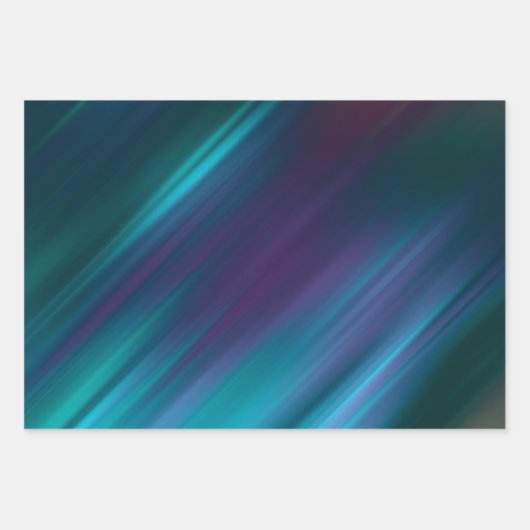 Moderne minimalistische donkere metallic iriserend inpakpapier vel (Voorkant 2)