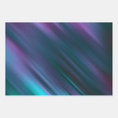 Moderne minimalistische donkere metallic iriserend inpakpapier vel (Voorkant)