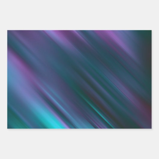 Moderne minimalistische donkere metallic iriserend inpakpapier vel (Voorkant)