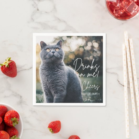 Moderne minimalistische Drinken op mij Foto Huweli Servet (Insitu)