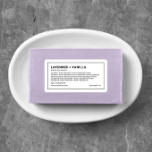 Moderne minimalistische dunne zwarte-grensingredië etiket