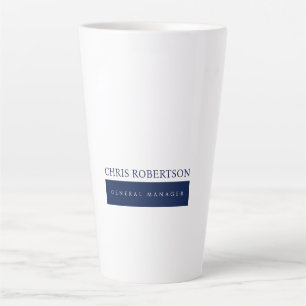 Moderne Minimalistische Eenvoud Latte Mok