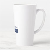 Moderne Minimalistische Eenvoud Latte Mok (Rechts)