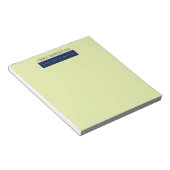 Moderne Minimalistische Eenvoud Notitieblok (Schuin)